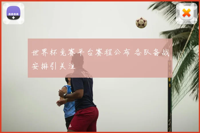 世界杯竞赛平台赛程公布 各队备战安排引关注